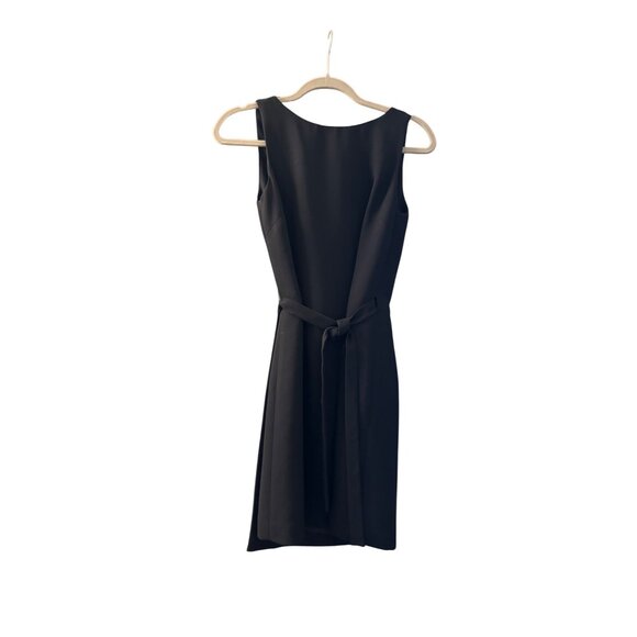Sleeveless Black YL By Yair Dress With Open Back Detail & Waist Tie Size 6 - Picture 1 of 5